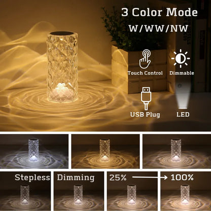 Buy LED crystal table lamp online