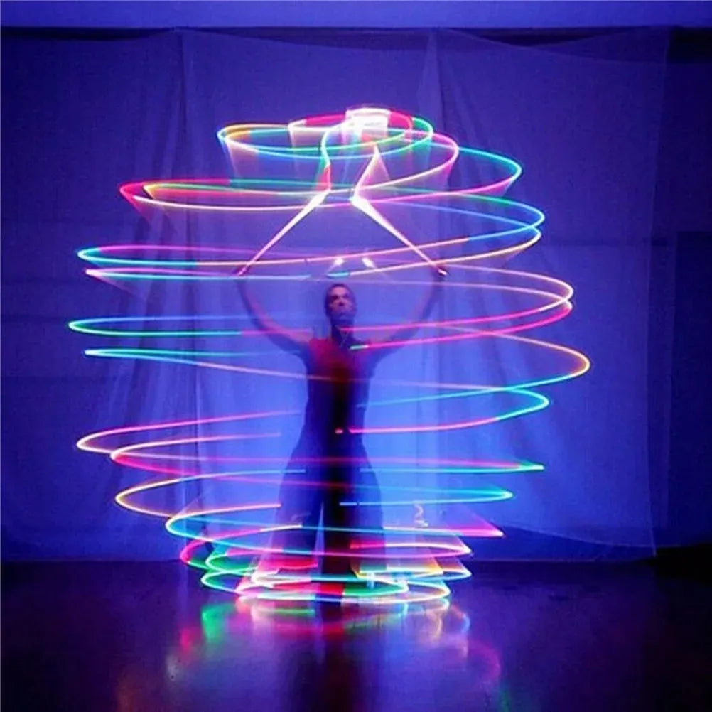 Luminous LED poi balls for entertaining