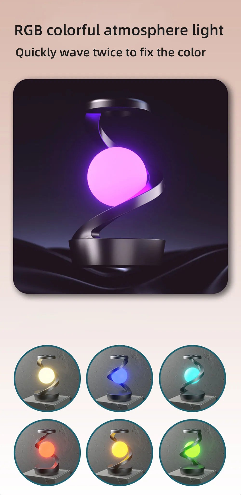 Buy RGB levitating lamp