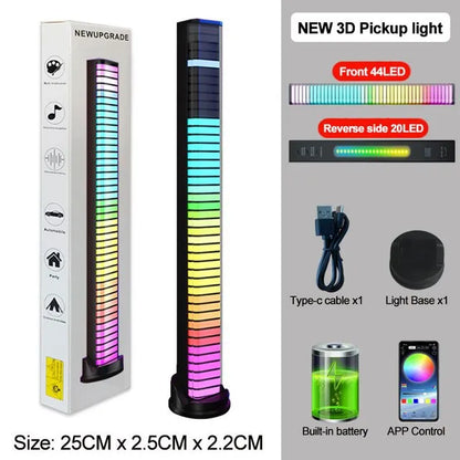 RGB smart pick up light battery