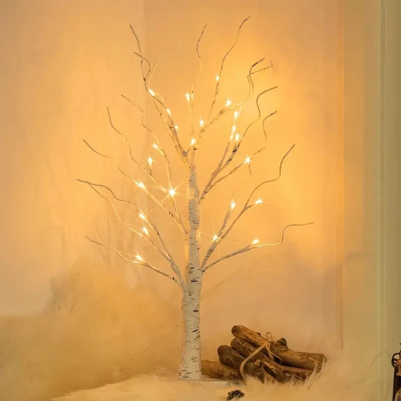 Buy mini birch tree table lamp