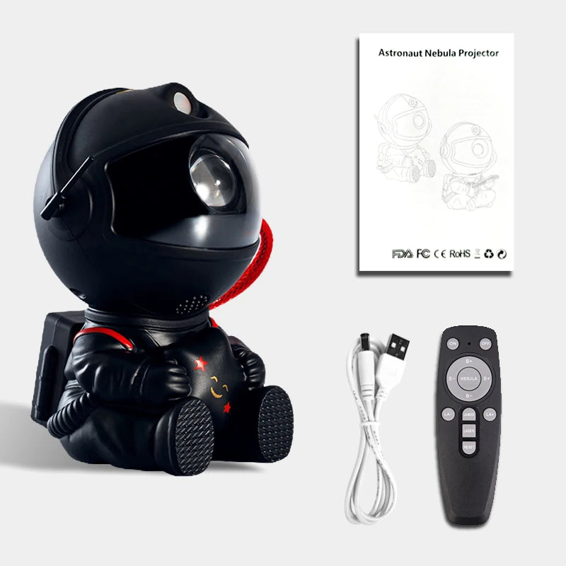 Buy black astronaut LED projector online