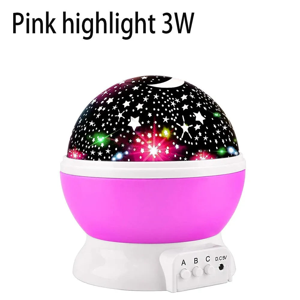 Buy pink starry projector night light online